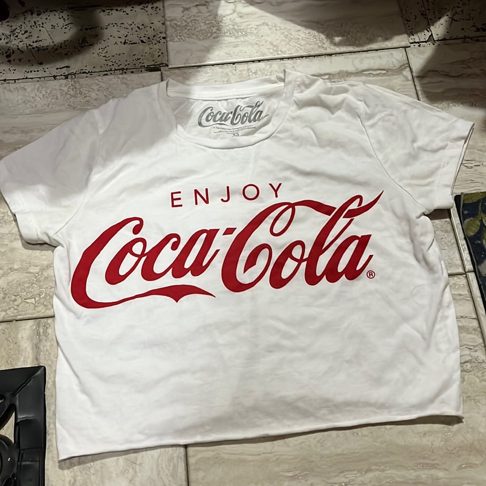 Coca cola crop tee